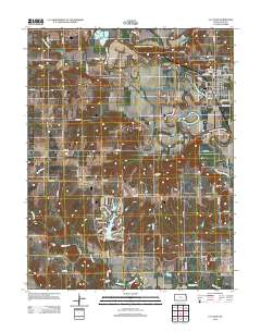 La Cygne 2012 topographic map thumbnail