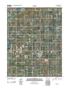 La Harpe 2012 topographic map thumbnail