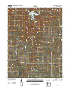 Lake Wabaunsee 2012 topographic map thumbnail