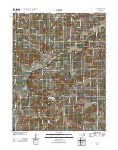 Lane 2012 topographic map thumbnail