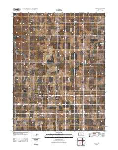 Laton 2012 topographic map thumbnail