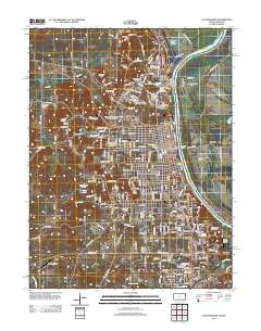 Leavenworth 2012 topographic map thumbnail