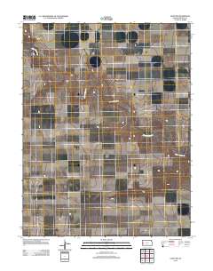 Leoti NW 2012 topographic map thumbnail