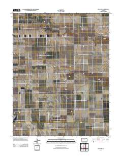 Leoti SW 2012 topographic map thumbnail