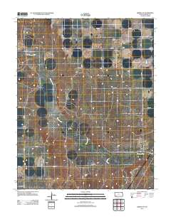 Liberal NE 2012 topographic map thumbnail