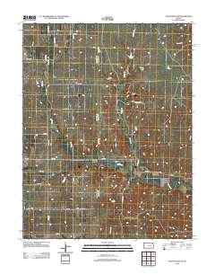 Lincolnville NE 2012 topographic map thumbnail
