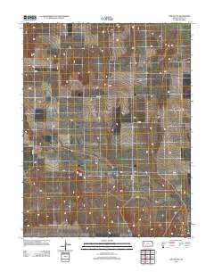 Lone Butte 2012 topographic map thumbnail