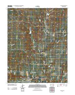 Longton 2012 topographic map thumbnail