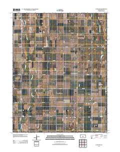 Lyons NW 2012 topographic map thumbnail