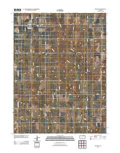 Mahaska 2012 topographic map thumbnail