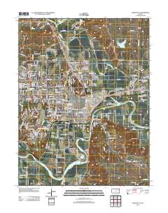 Manhattan 2012 topographic map thumbnail