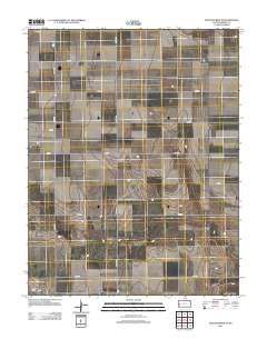 Mattox Draw NE 2012 topographic map thumbnail
