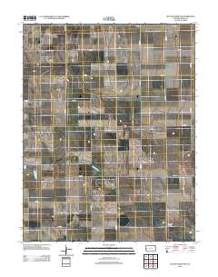 Mattox Draw NW 2012 topographic map thumbnail