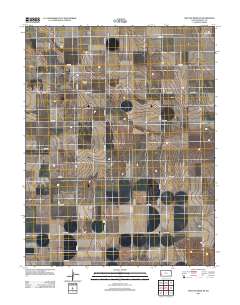 Mattox Draw SE 2012 topographic map thumbnail