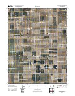 Mattox Draw SW 2012 topographic map thumbnail