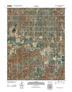Medicine Lodge SW 2012 topographic map thumbnail