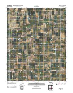 Melrose 2012 topographic map thumbnail