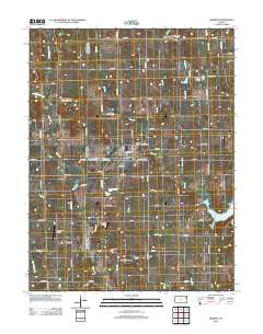 Meriden 2012 topographic map thumbnail
