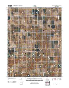 Midway Draw East 2012 topographic map thumbnail