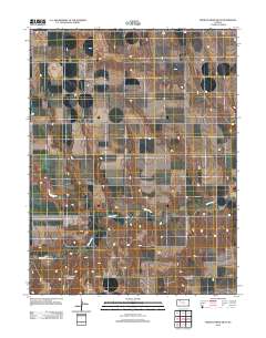 Midway Draw West 2012 topographic map thumbnail