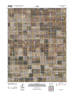 Modoc SW 2012 topographic map thumbnail
