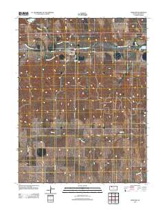 Morland 2012 topographic map thumbnail
