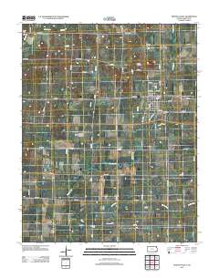 Mound Valley 2012 topographic map thumbnail