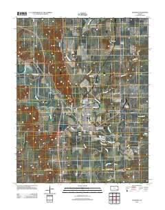 Neodesha 2012 topographic map thumbnail