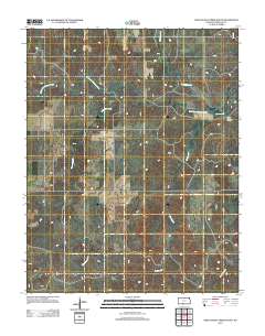 Nescatunga Creek South 2012 topographic map thumbnail