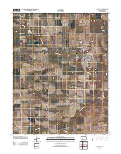 Ness City 2012 topographic map thumbnail