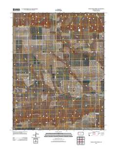 Nickel Mine Spring 2012 topographic map thumbnail