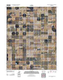 North of Pierceville 2012 topographic map thumbnail