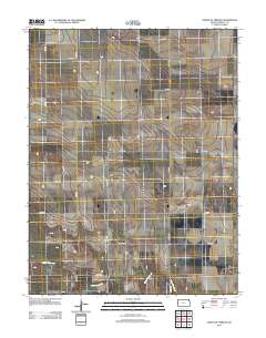 North of Tribune 2012 topographic map thumbnail