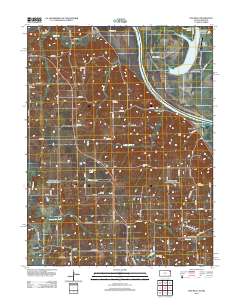 Oak Mills 2012 topographic map thumbnail