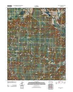 Oak Valley 2012 topographic map thumbnail
