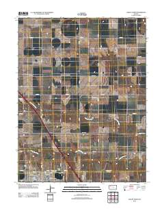 Oakley North 2012 topographic map thumbnail