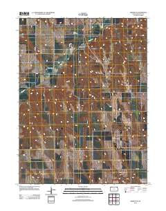 Oberlin NE 2012 topographic map thumbnail