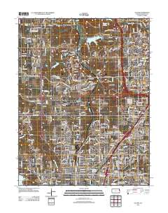 Olathe 2012 topographic map thumbnail