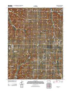 Olsburg 2012 topographic map thumbnail