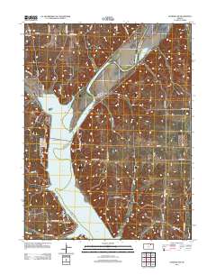 Olsburg NW 2012 topographic map thumbnail