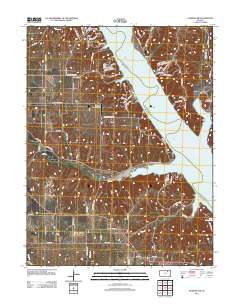 Olsburg SW 2012 topographic map thumbnail