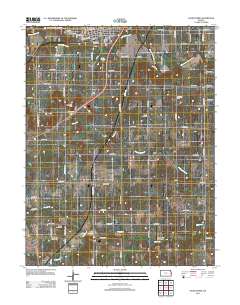 Osawatomie 2012 topographic map thumbnail