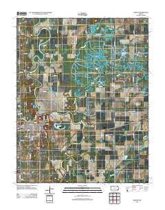 Oswego 2012 topographic map thumbnail