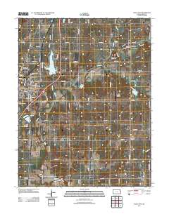 Paola East 2012 topographic map thumbnail