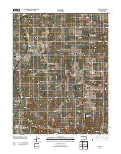 Parker 2012 topographic map thumbnail