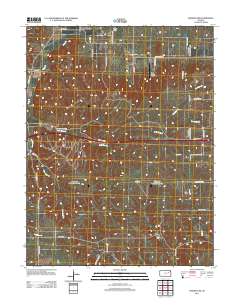 Wamego SW 2012 topographic map thumbnail