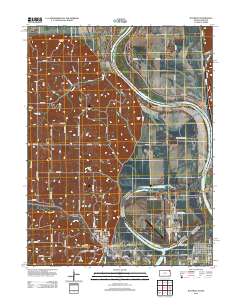 Wathena 2012 topographic map thumbnail