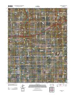 Waverly 2012 topographic map thumbnail