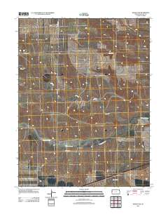 Weskan NW 2012 topographic map thumbnail