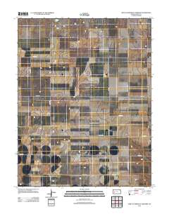 West of Eminence Cemetery 2012 topographic map thumbnail